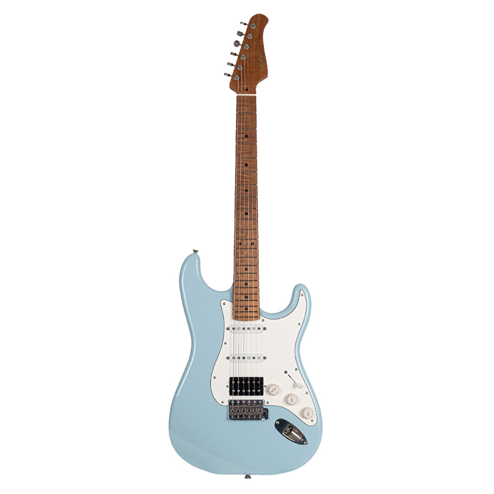 ギター Oswald Guitars OS in Aged Sonic Blue Xotic California Classic XSCPRO-2/3388 Roasted Flame Akçaağaç Sap